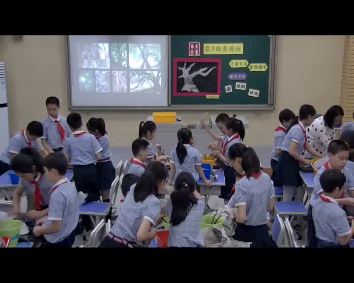 湘美版美术六上《3.美丽家园》重庆朱老师-全国一等奖