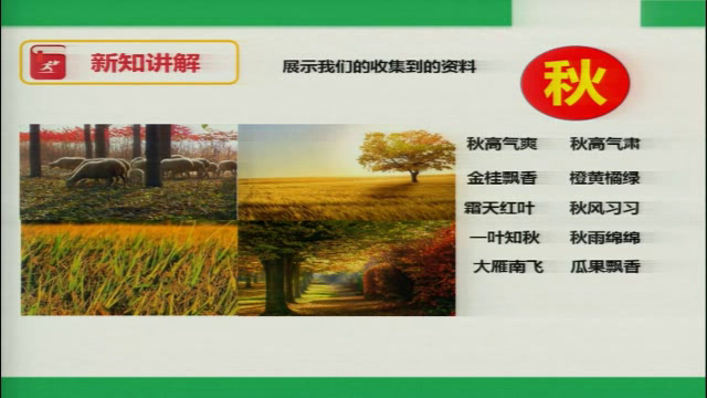 教科版科学二上《6.不同的季节》安徽许老师-县级优课