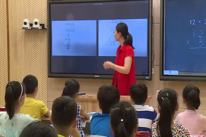 苏教版数学三上《6.笔算两、三位数乘一位数（不进位）》江苏赵老师-市一等奖