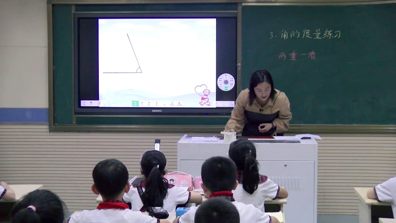 苏教版数学四上《3、角的度量练习》安徽吴老师-市一等奖
