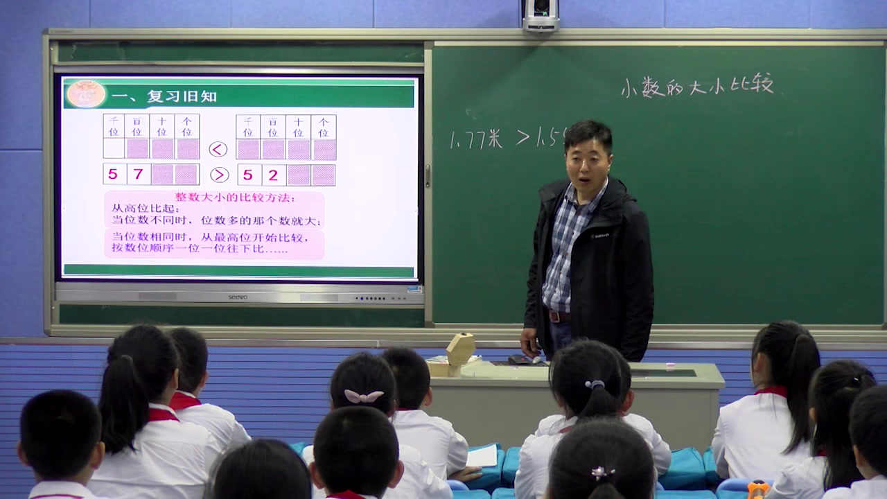 苏教版数学五上《4.小数的大小比较》安徽申老师-市一等奖