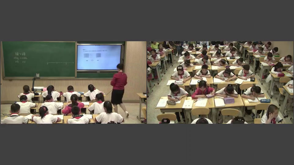苏教版数学五上《4.小数的大小比较》山西师老师-全国一等奖