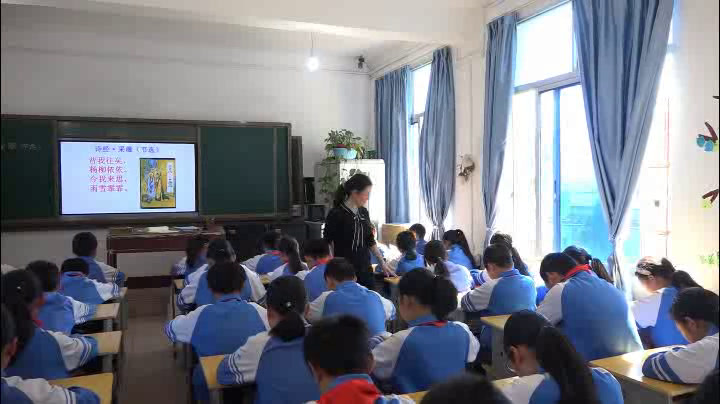 人教版语文六上《诗经·采薇（节选）》贵州李老师-市一等奖