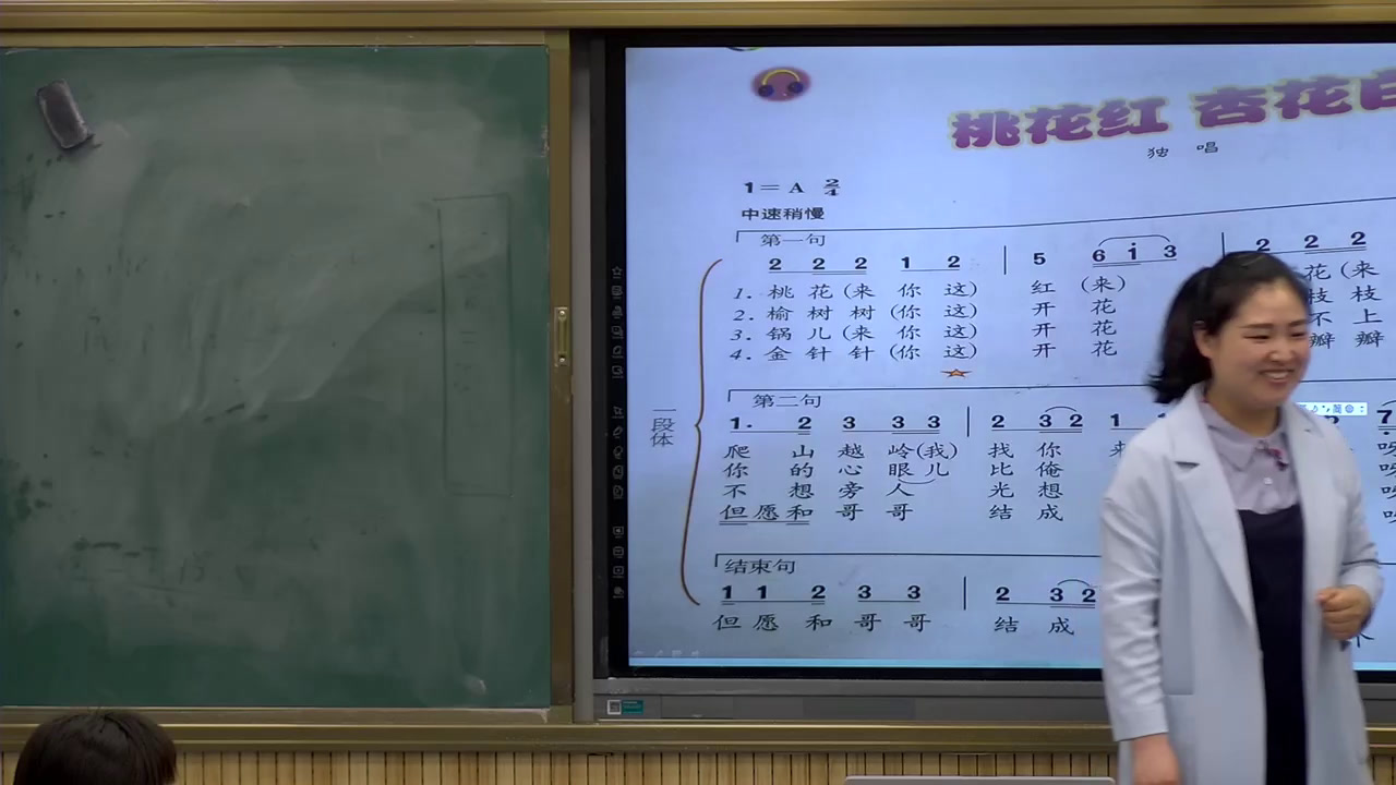 人音版音乐七下《桃花红杏花白》安徽徐老师-市一等奖