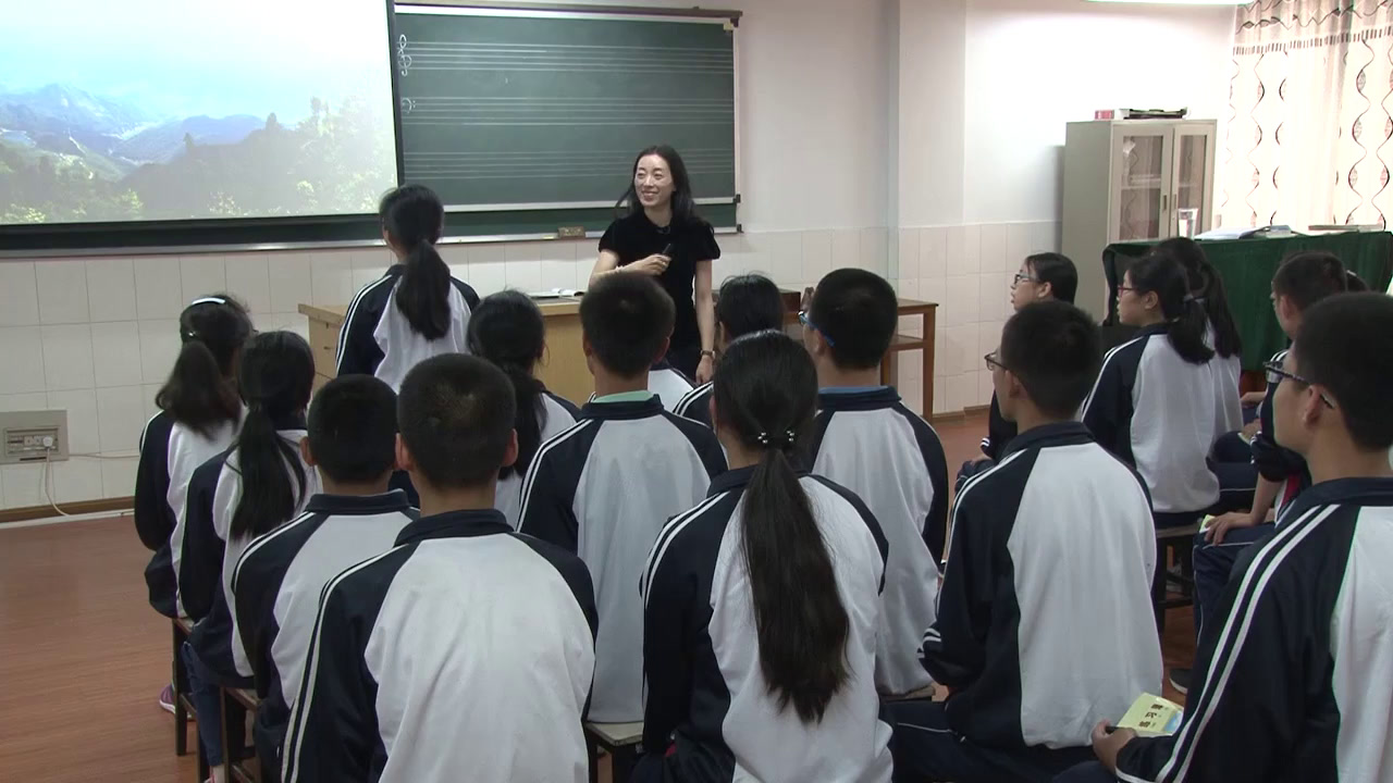 人音版音乐八下《☆打支山歌过横排》浙江王老师-市一等奖