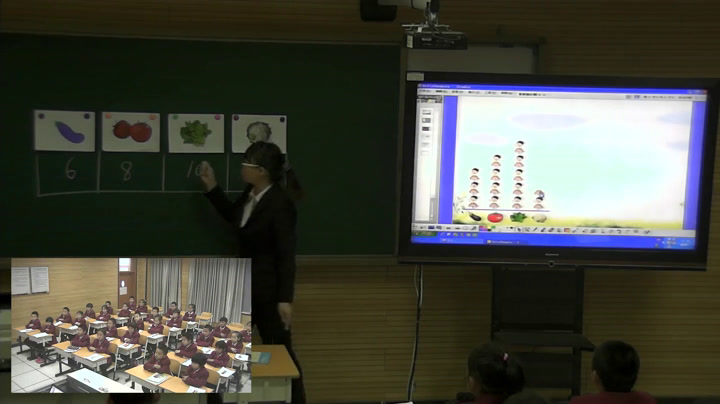 冀教版数学二上《象形统计图和统计表》河北付老师-全国一等奖