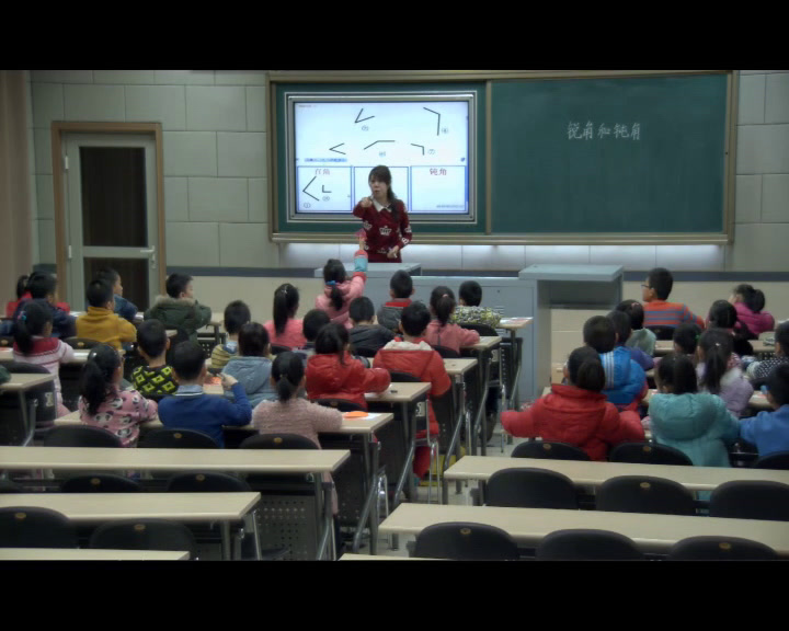 冀教版数学二上《认识直角、锐角和钝角》河北谢老师-全国一等奖
