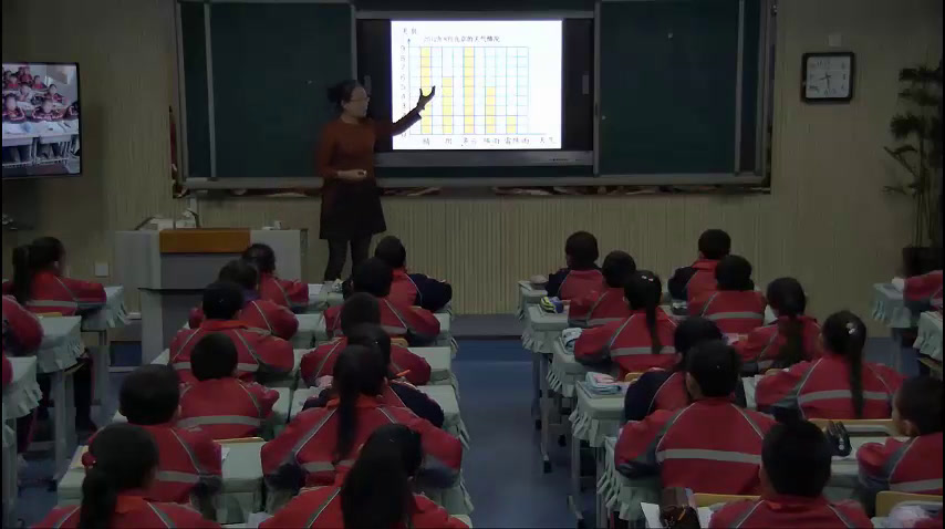 冀教版数学四上《一格表示1个、2个单位的条形统计图，用不同方法求平均数》内蒙李老师-县级优课