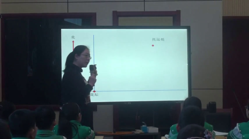 冀教版数学五上《在平面图上用角度描述物体所在的方向》河北王老师-市一等奖