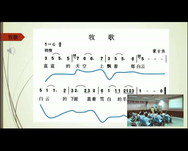 人教版音乐八下《牧歌》河北梁老师-市一等奖