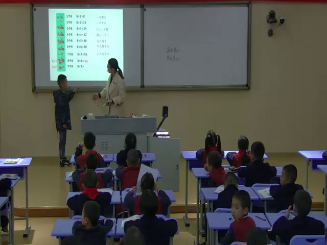 西南师大版数学二上《8,9的乘法口诀》重庆陈老师-县级优课