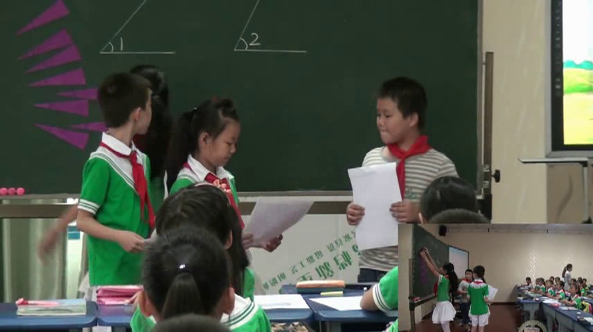 西南师大版数学四上《角的度量》重庆李老师-全国一等奖