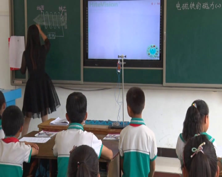 教科版科学六上《3.电磁铁的磁力（一）》宁夏张老师-市一等奖