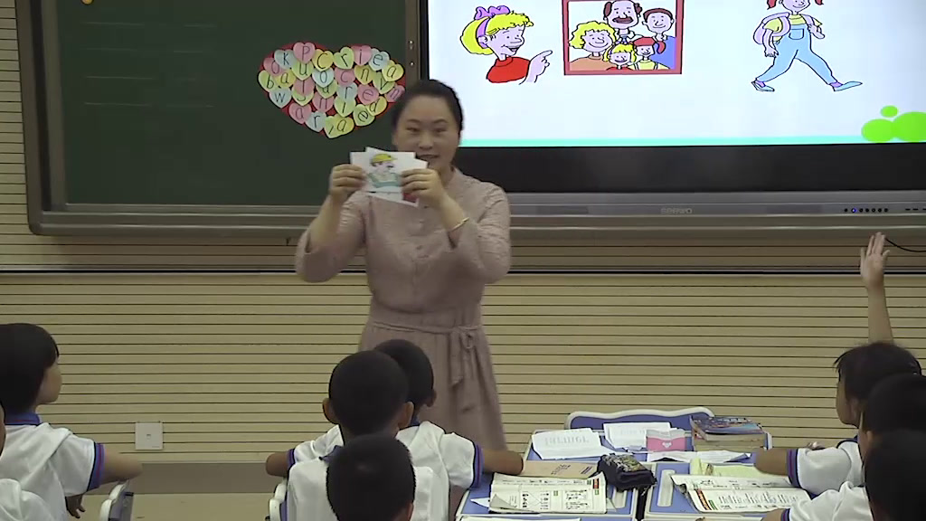 冀教版英语三上《lesson21Jenny'sFamily》甘肃田老师-市一等奖
