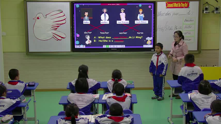 冀教版英语五上《Lesson3WhatDoTheyDo》西藏彭老师-省一等奖