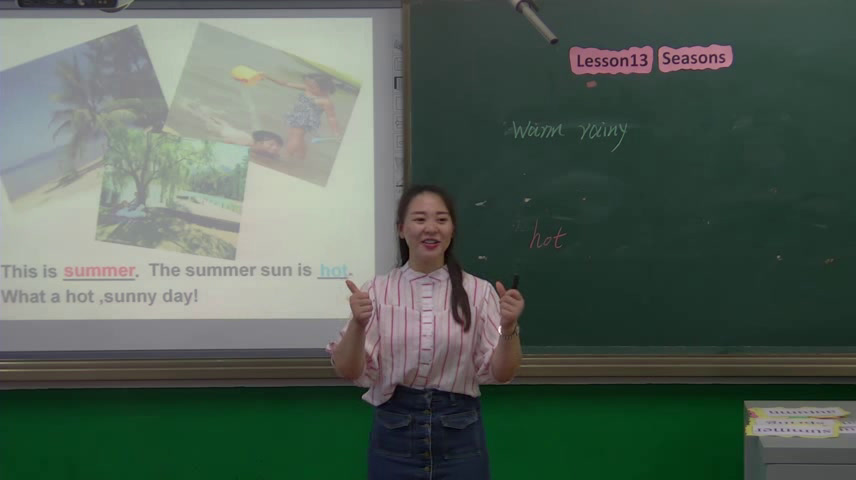 冀教版英语六上《Lesson13Seasons》河北谢老师-市一等奖
