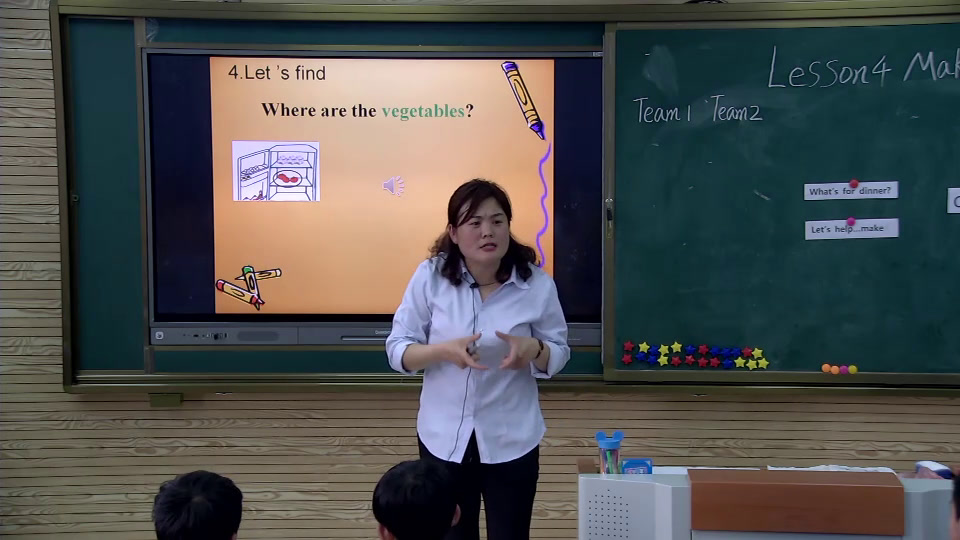 冀教版英语六上《Lesson4MakingDinner》河北杨老师-县级优课