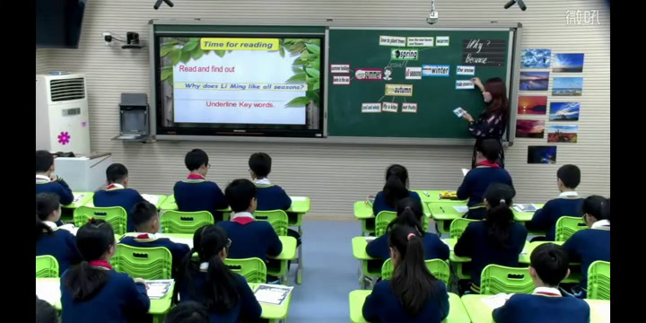 冀教版英语六上《Lesson17ILikeAllSeasons》河北何老师-市一等奖