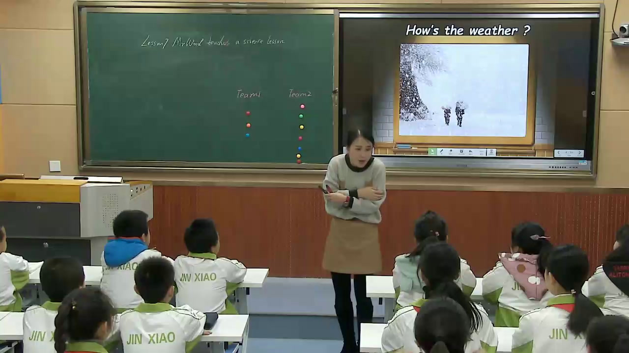 冀教版英语六上《Lesson9Mr.WoodTeachesaScienceLesson》陕西李老师-县级优课