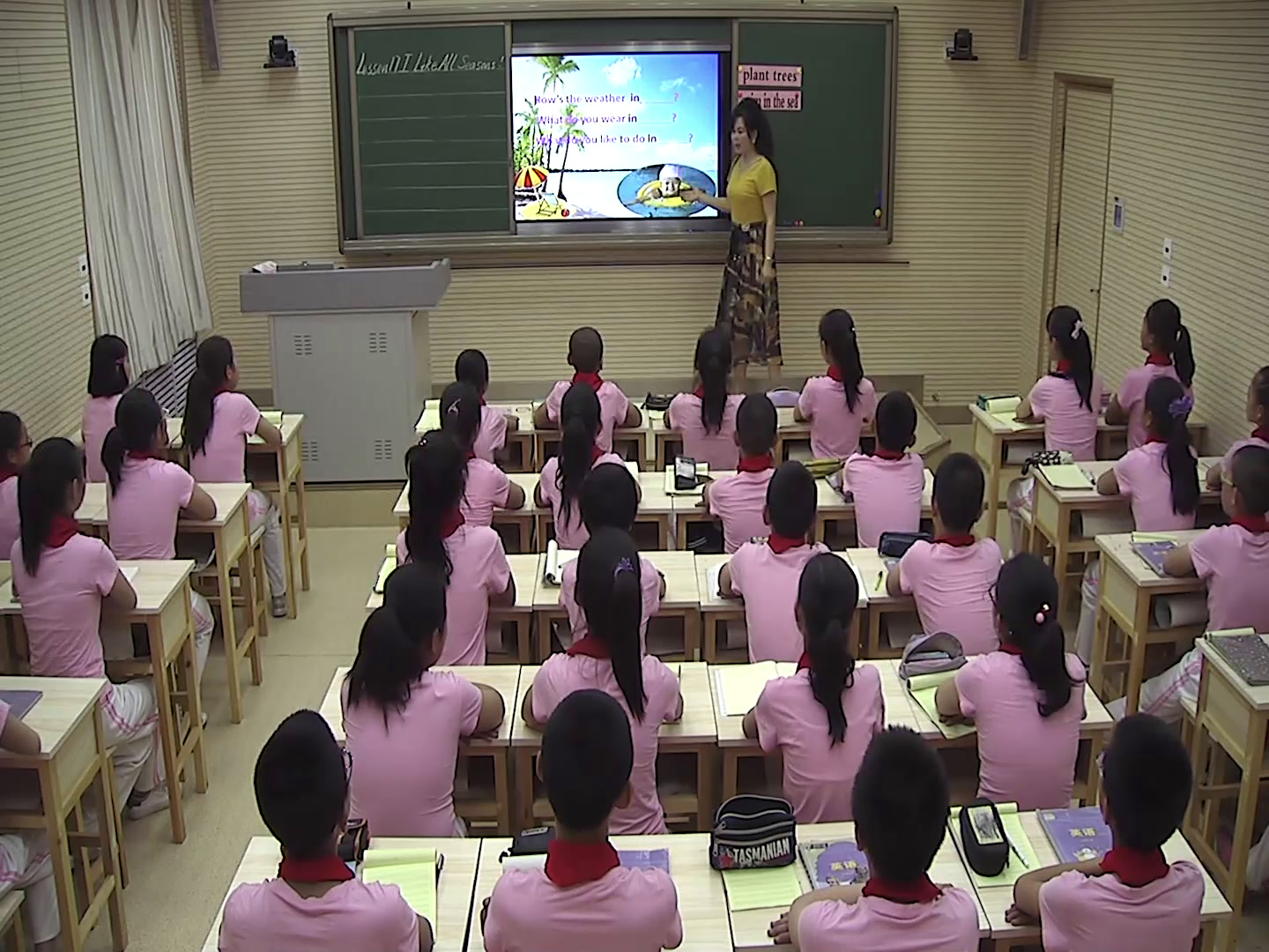 冀教版英语六上《Lesson17ILikeAllSeasons》甘肃缪老师-市一等奖