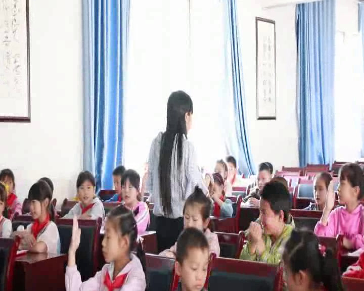 外研版英语三上《Unit2Pointtohernose.》四川杨老师-市一等奖