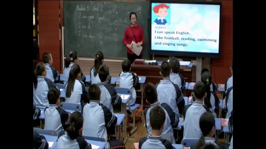 外研版英语六上《Unit2IcanspeakFrench.》广西陆老师-全国一等奖