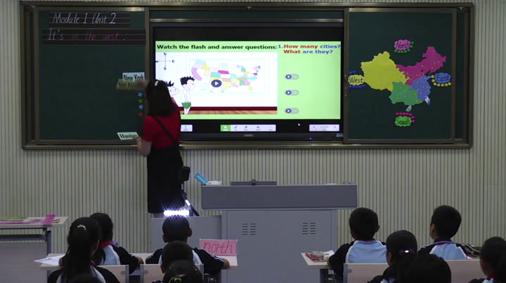 外研版英语六上《Unit2It'sinthewest.》宁夏石老师-全国一等奖