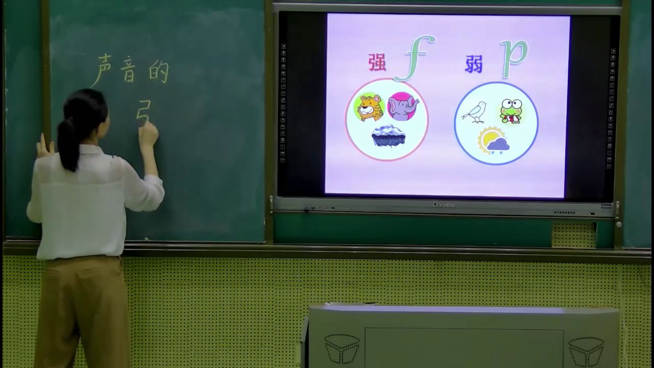 人教版音乐一上《知识声音的强弱　》湖南王老师-县级优课