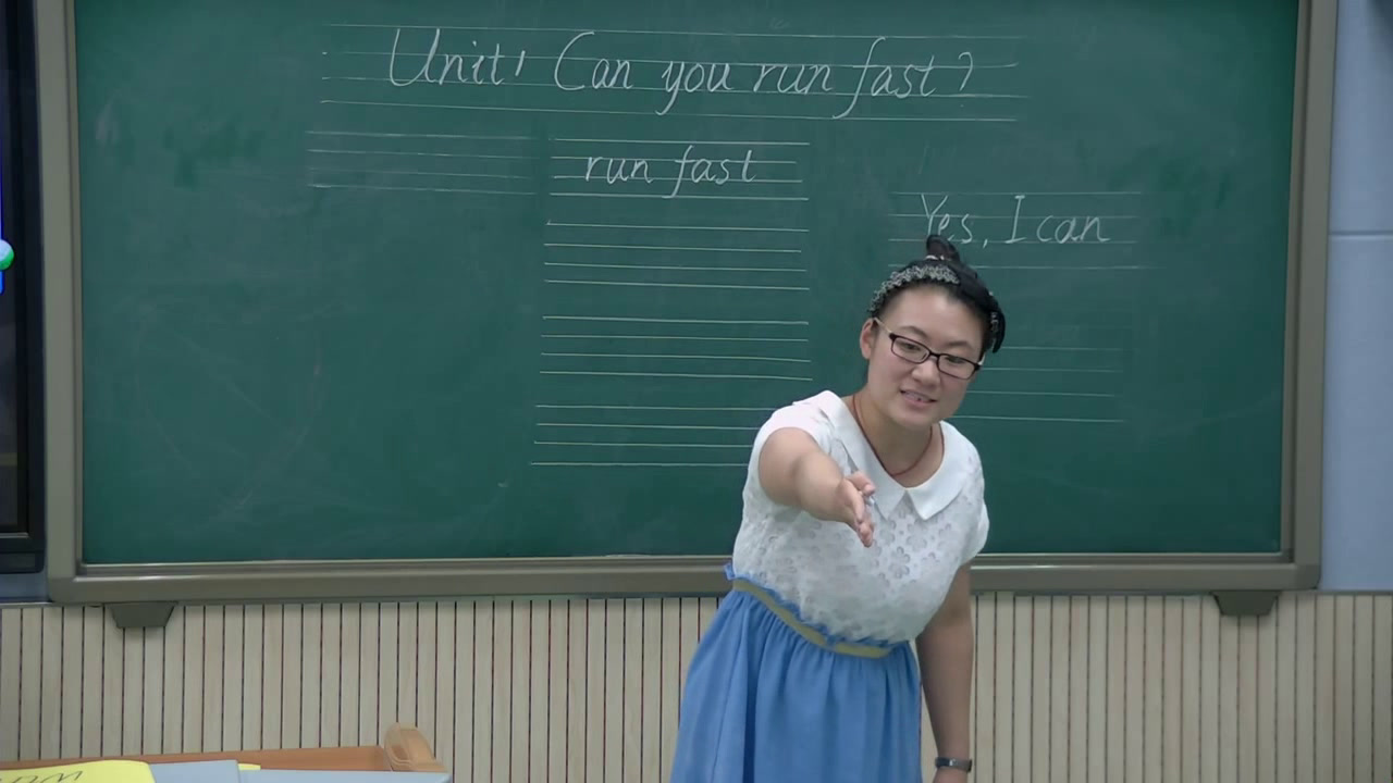 外研版英语四上《Unit1Canyourunfast》河南李老师-县级优课
