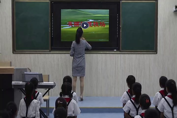 人教版音乐六上《唱歌　美丽的夏牧场》宁夏史老师-全国一等奖