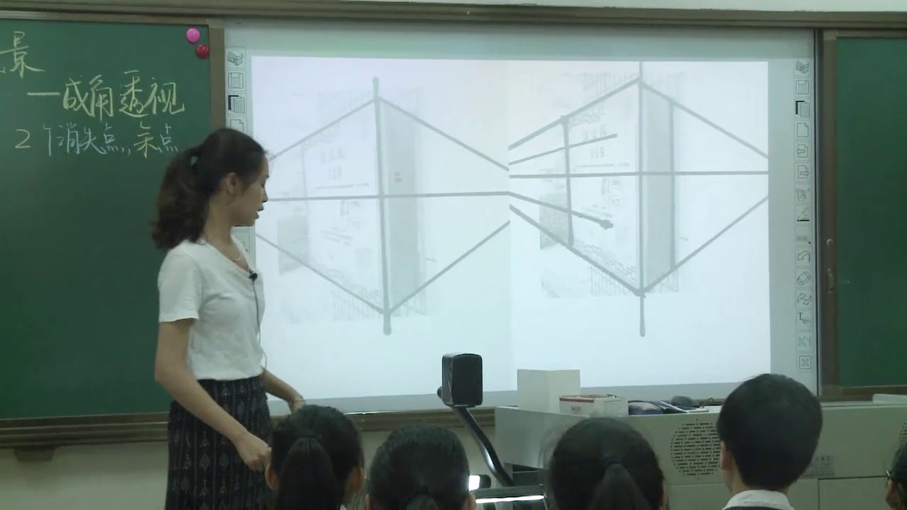 岭南社版美术七上《3校园风景》广东吴老师-全国一等奖