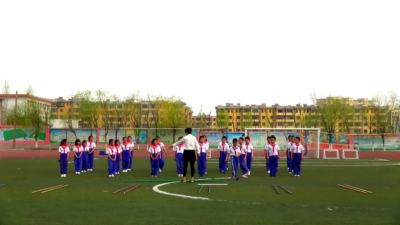 湘文艺版本音乐二上《（集体舞）跳竹竿》甘肃雷老师-市一等奖