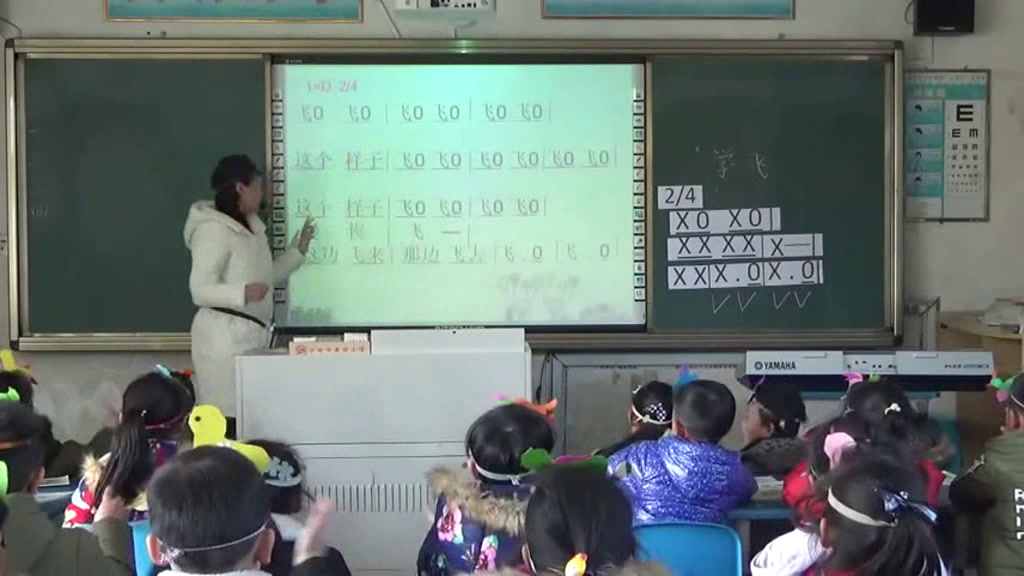 湘文艺版本音乐二上《（歌表演）学飞》安徽陈老师-县级优课