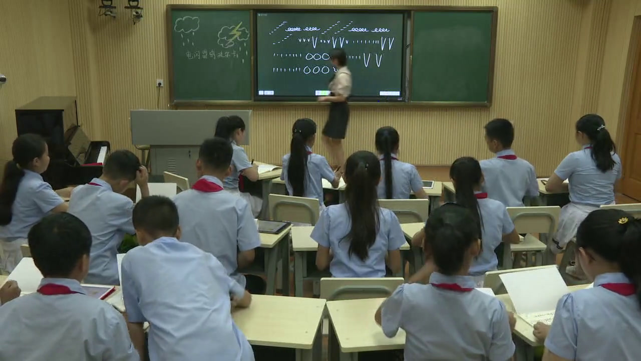 湘文艺版本音乐四上《（听赏）电闪雷鸣波尔卡》云南李老师-市一等奖