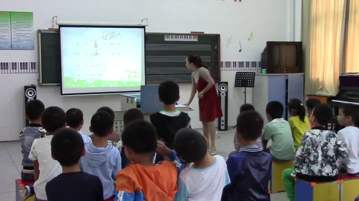 苏少版音乐一上《动童谣诵读（拉大锯）我的编创（捏面人）》江苏殷老师-县级优课