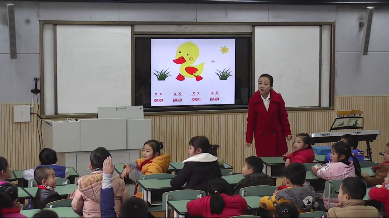 苏少版音乐一上《听你听，什么敲响了嘎嘎小鸭子》贵州鲁老师-县级优课