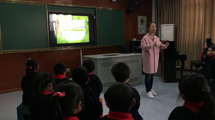 苏少版音乐一上《唱小猴子小蚂蚁搬米粒》江苏王老师-全国一等奖