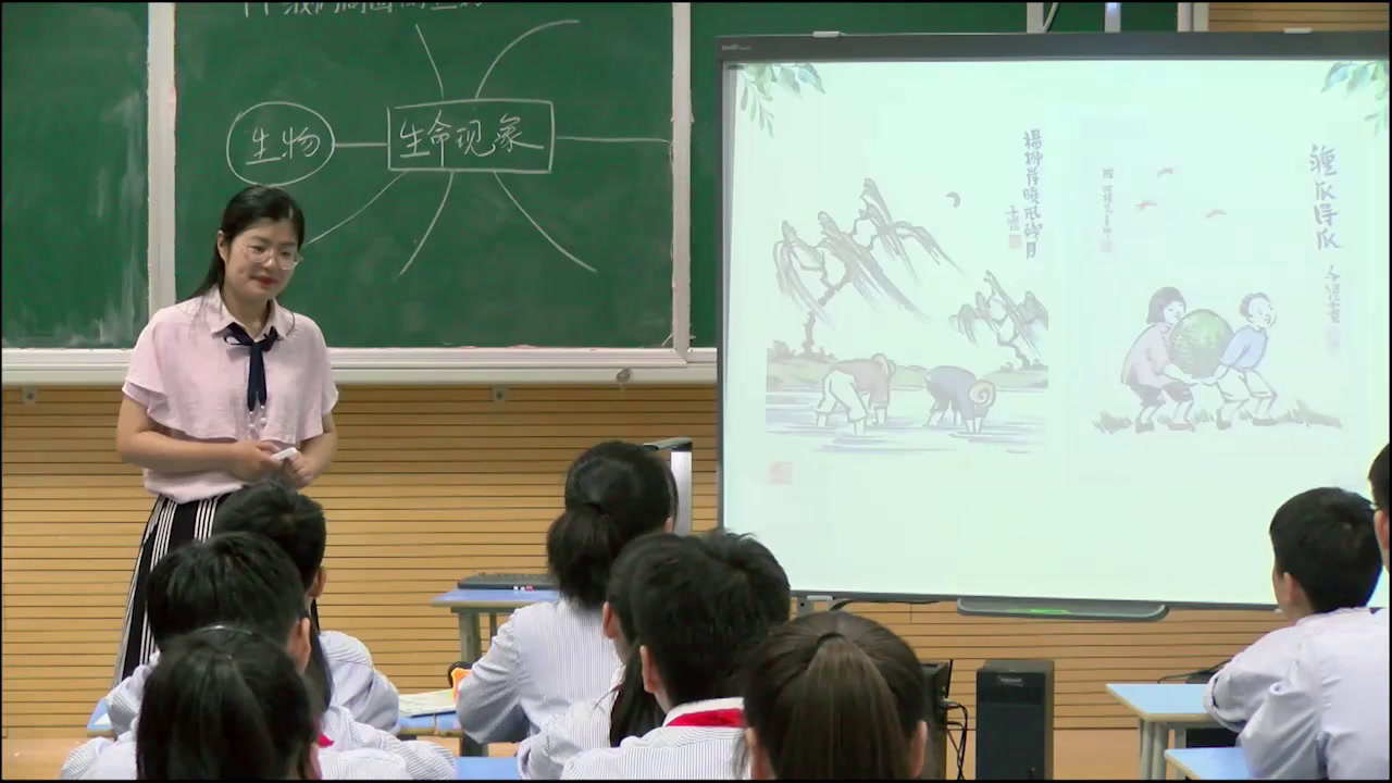 苏教版生物七上《第一节我们周围的生物》安徽黄老师-市一等奖