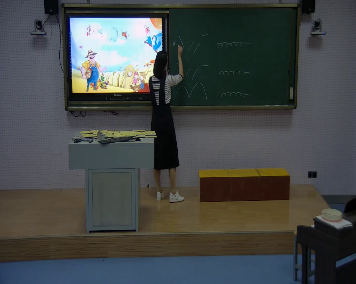 苏少版音乐四上《唱丰收之歌打麦号子》江苏徐老师-省一等奖