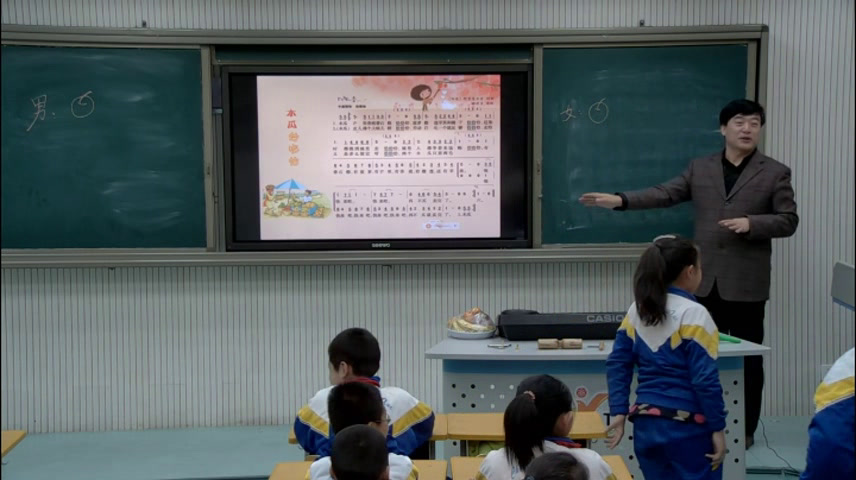 湘文艺版音乐五上《（歌表演）木瓜恰恰恰》甘肃老师-市一等奖