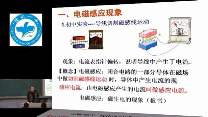 人教版物理选修1—1《一、电磁感应现象》湖南周老师-县级优课