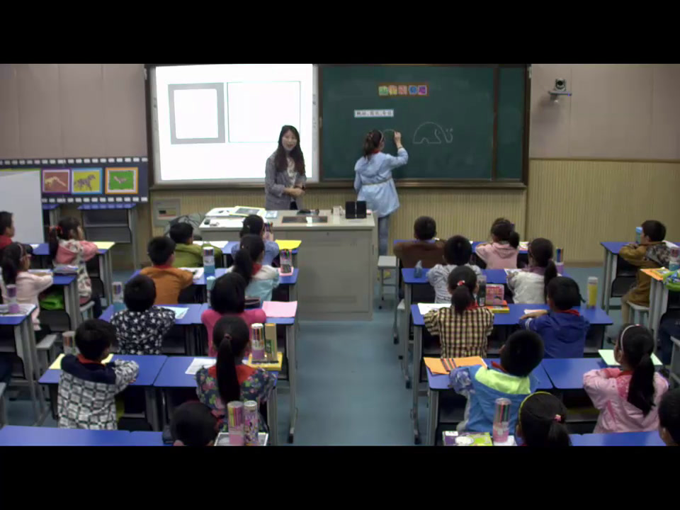 苏少版美术三上《第12课　动物装饰画》江苏卢老师-全国一等奖