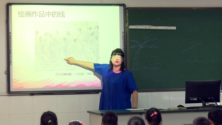 冀美版美术三上《5.绘画作品中的线》湖北赵老师-县级优课