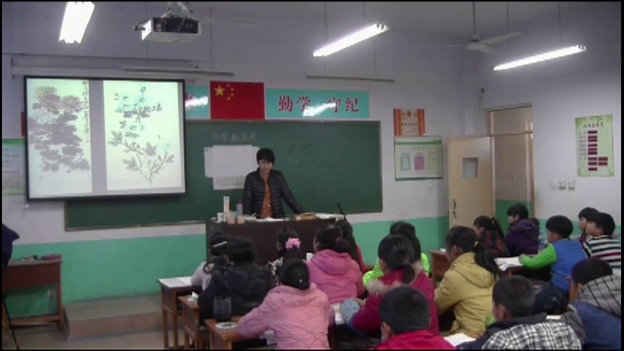 冀美版美术五上《12.学画花卉》河北王老师-市一等奖