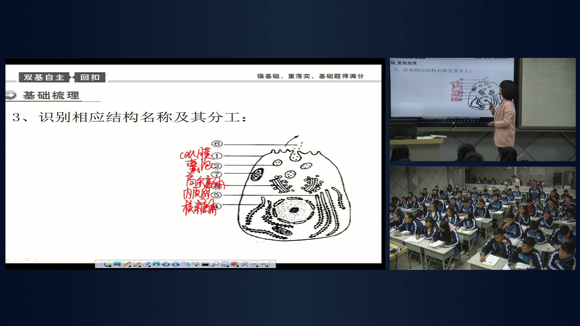 人教版生物必修1《第2节　细胞器──系统内的分工合作》四川彭老师-省一等奖