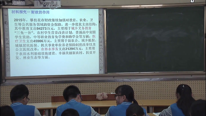 人教版政治必修1《国家财政》四川时老师-省一等奖