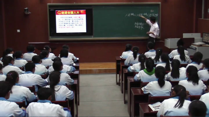 人教版政治必修2《人民代表大会国家权力机关》甘肃陈老师-省一等奖