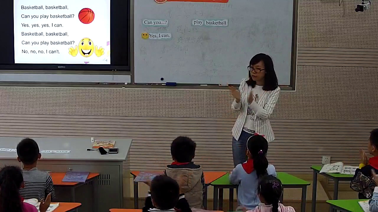 译林版英语四上《Unit4 I can play basketball-Story time》江苏老师-市一等奖