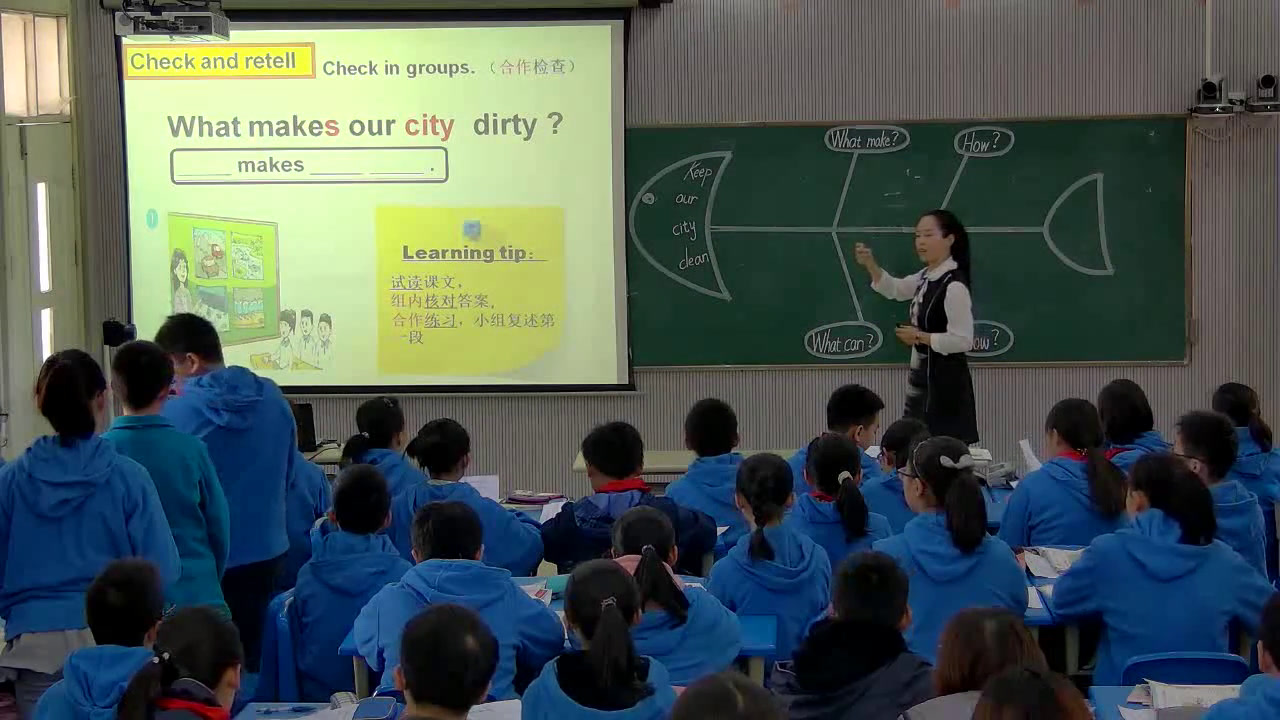译林版英语六上《Unit6 Keep our city clean-Story time》江苏老师-省一等奖