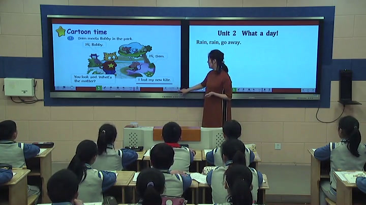 译林版英语六上《Unit2 What a day!-Sound time,Song time & Cartoon time》江苏胡老师-市一等奖